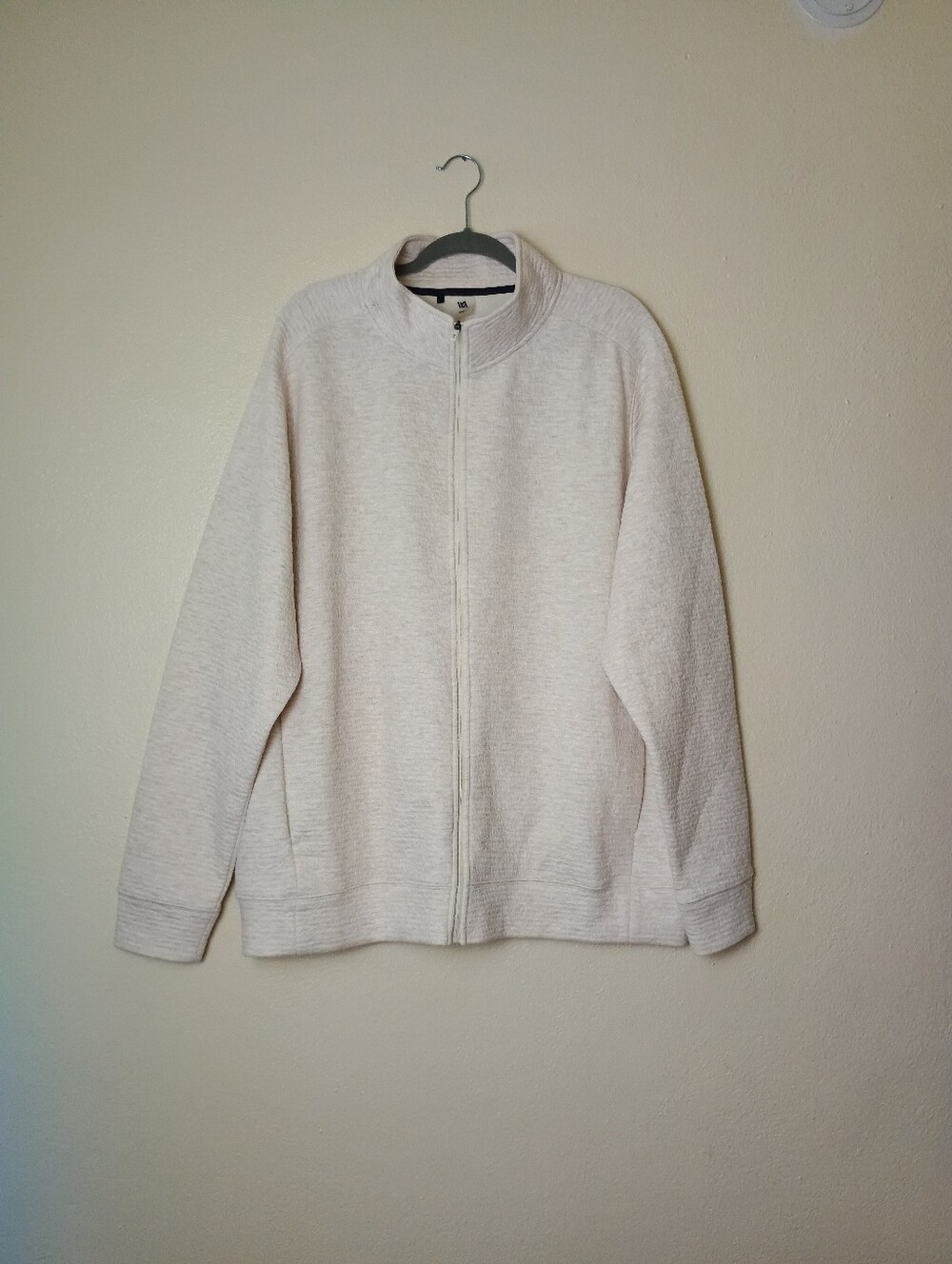 VRST Men's XXL Recharge Lunar Full Zip Sweatshirt - Golf Light Sand Heather